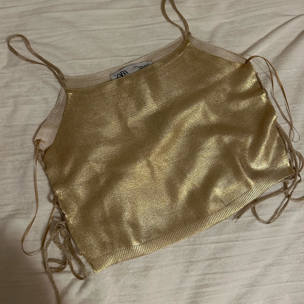 Zara Gold Top